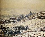 Winter At Giverny by Claude Monet